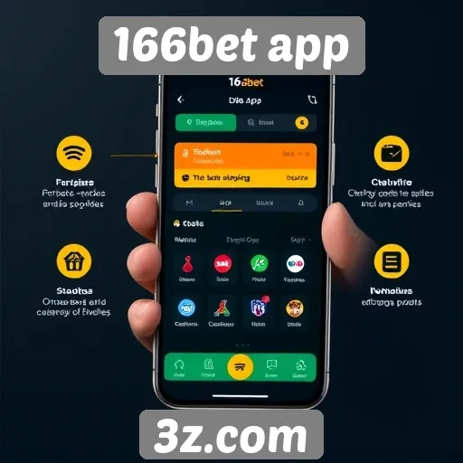 Análise de funcionalidades do aplicativo 166bet